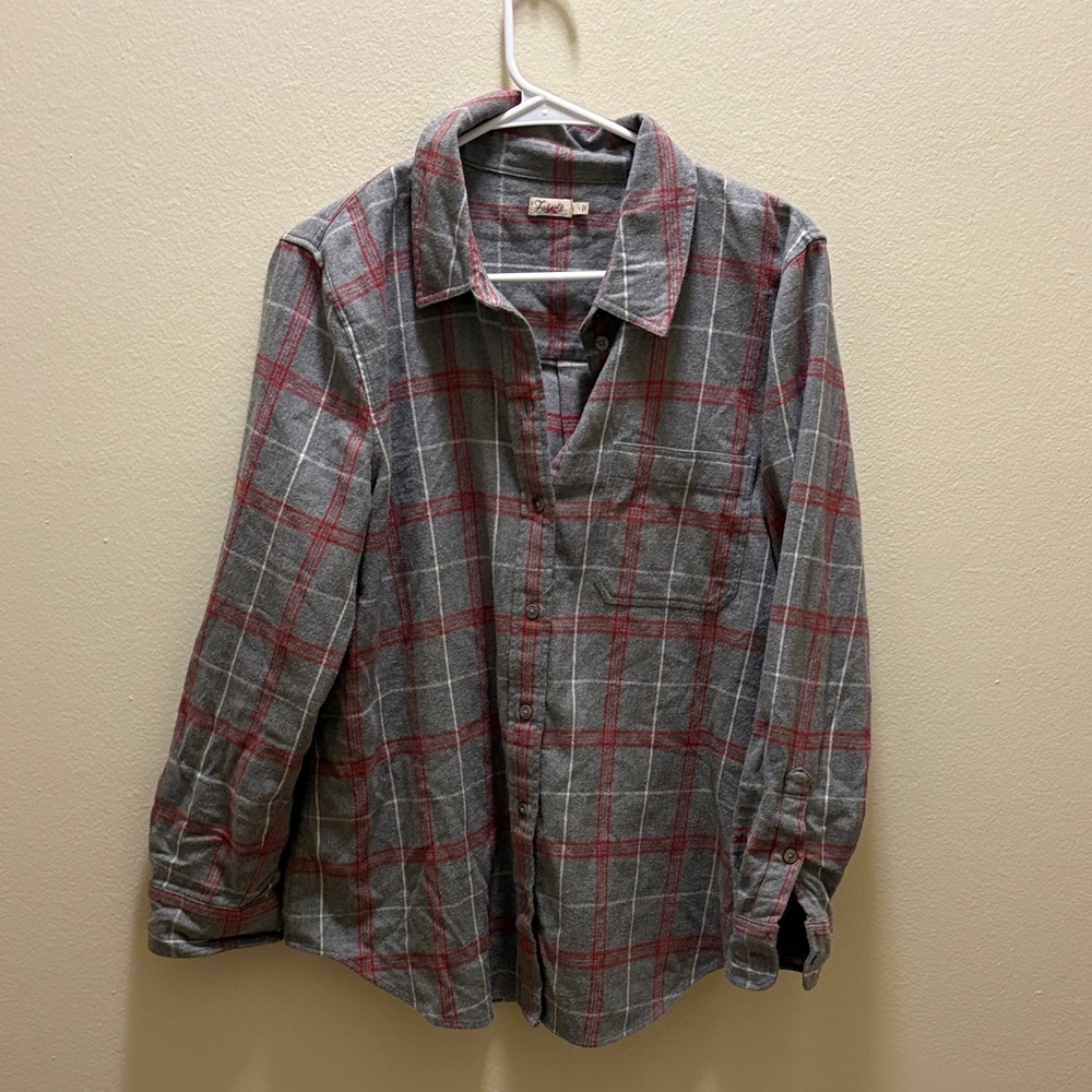 Faherty gray flannel - image 1